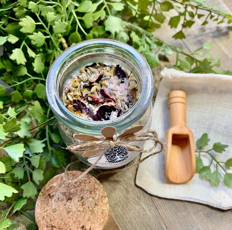 Bath Salts| Breathe & Detox Salt Soak | Herbal Tub Tea | Himalayan Salt | Dead Sea Salt | Natural Cold Therapy