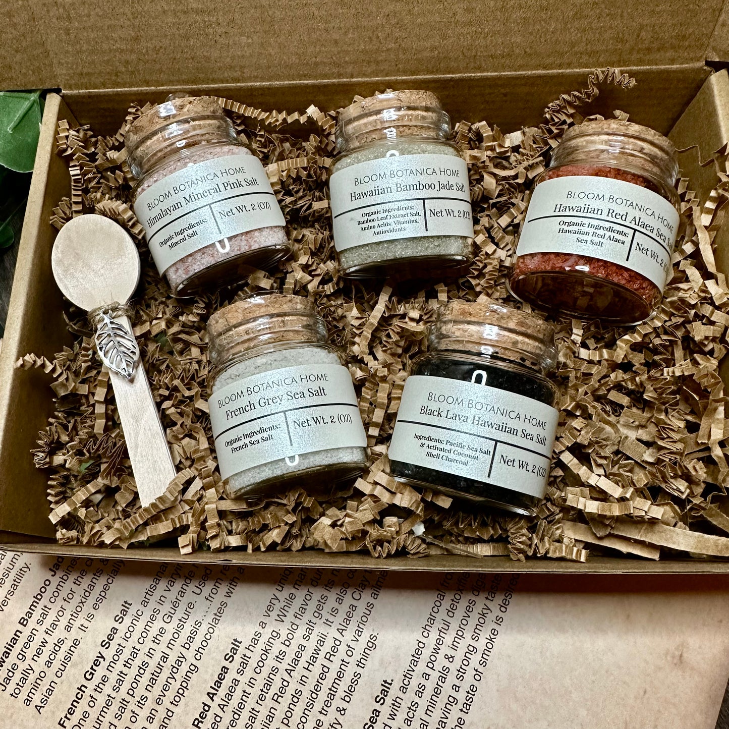 Gourmet Salts Set of 5 From Around The World | Foodie Gift | Culinary & Finishing Salts