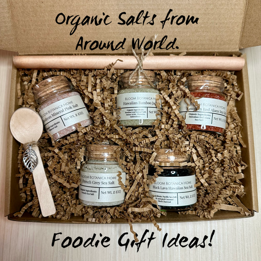 Gourmet Salts Set of 5 From Around The World | Foodie Gift | Culinary & Finishing Salts