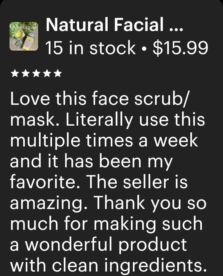 Exfoliant | Brighten Up Facial Exfoliator | All Natural | Best Seller | Excellent Results