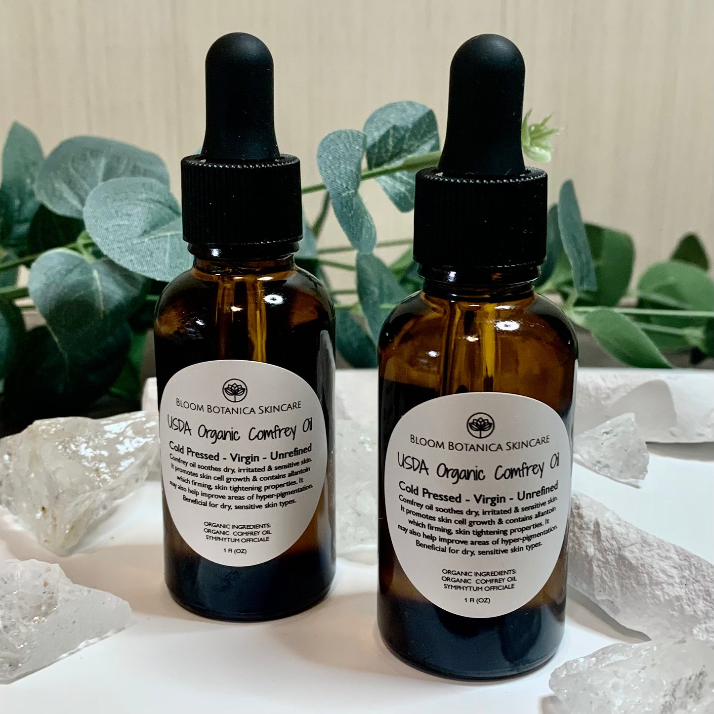 Pure Comfrey Oil | Organic, Cold Pressed, Unefined | Acne prone