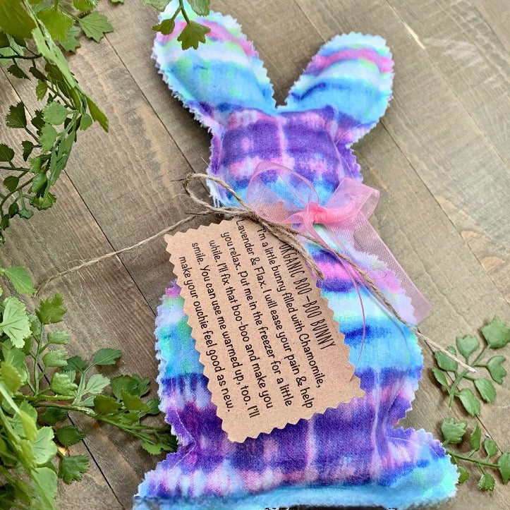 Boo-Boo Bunny Ouchie Flax Sack | Naturally Scented | Organic | Child Gift