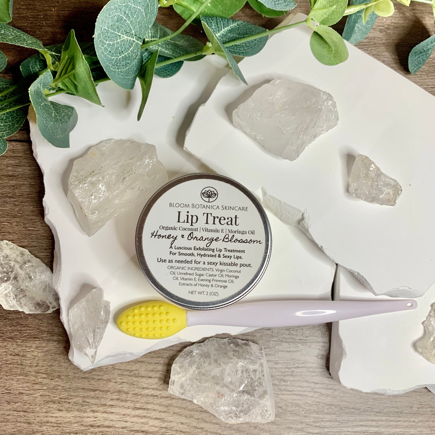 Lip Sugar Scrub | Honey & Orange Blossom Lip Treat | Lip Exfoliation Treatment | Lip Polish