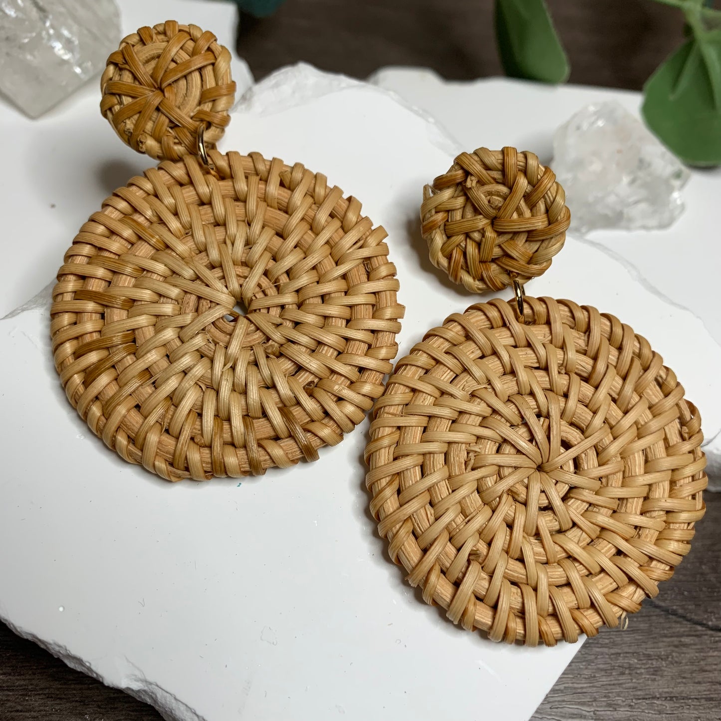 Earrings | BoHo Inspired Hand-Woven Earrings | Hoops & Drop Down Dangle | Eco-Friendly