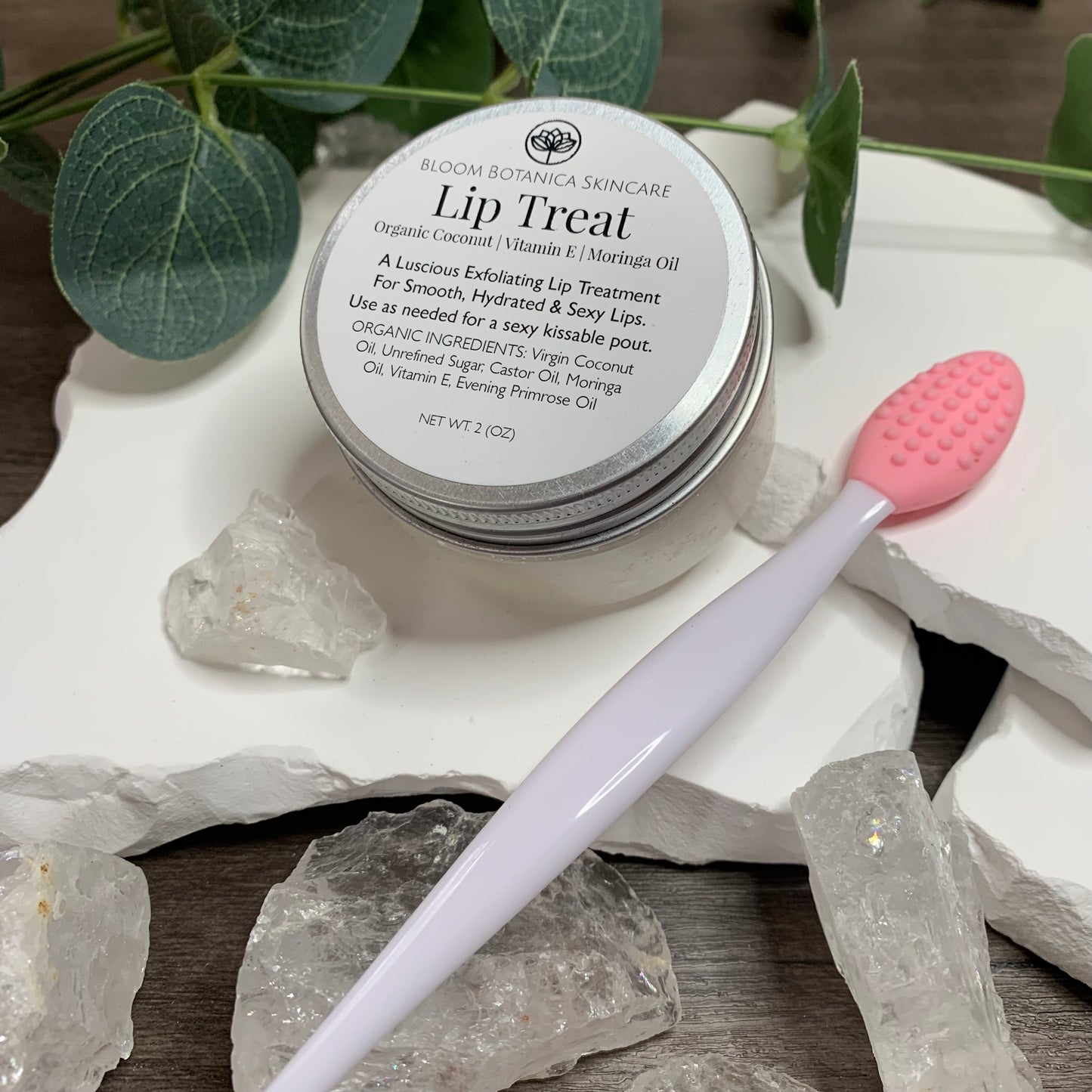 Lip Sugar Scrub | Coconut Lip Exfoliation Treatment | Soft Hydrated Lips