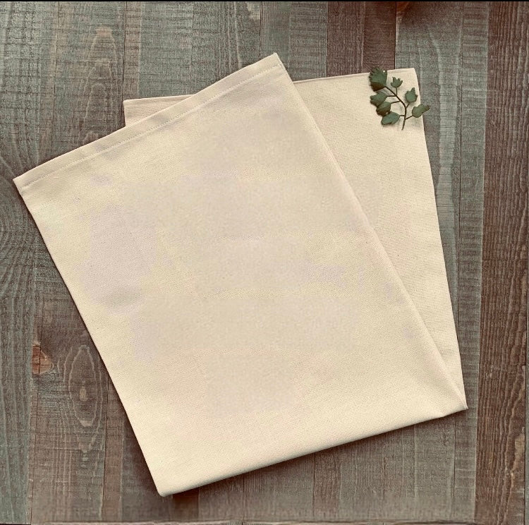 This shows a picture of the additional 100% organic muslin cotton case you can purchase if you would like an additional case from what the cherry pit sack comes with. It is an additional $6 for this option.