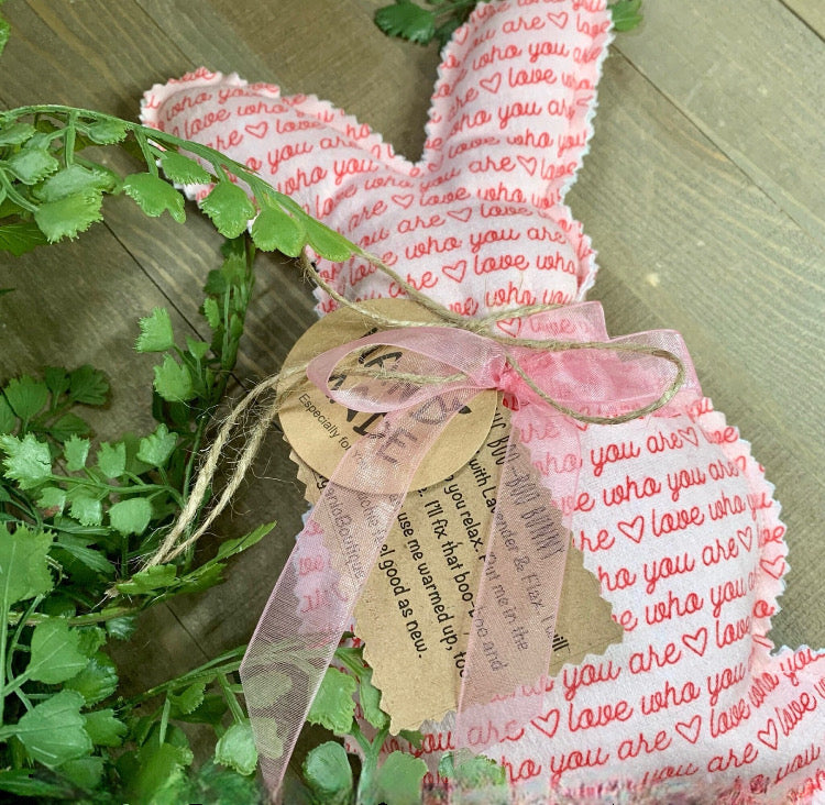 Boo-Boo Bunny | Flax Sack | Ouchie Sack | Soft Cozy Flannel | Organic Scent