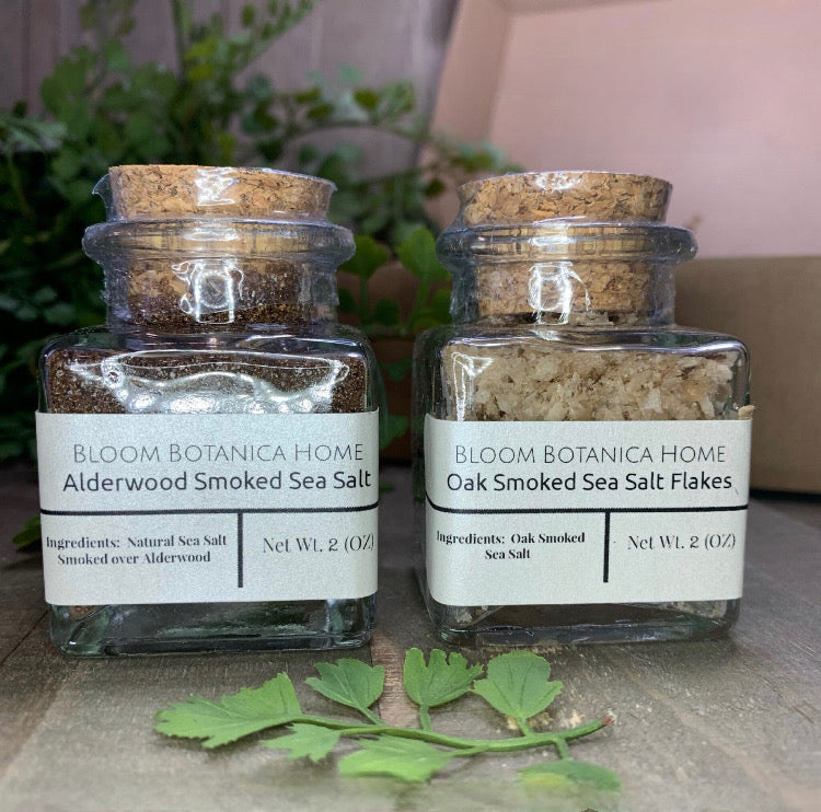 Gourmet Smoked Salt Gift Set of 5 | Grill Cook | BBQ Enthusiast | Foodie Gift | Smoker Cook |