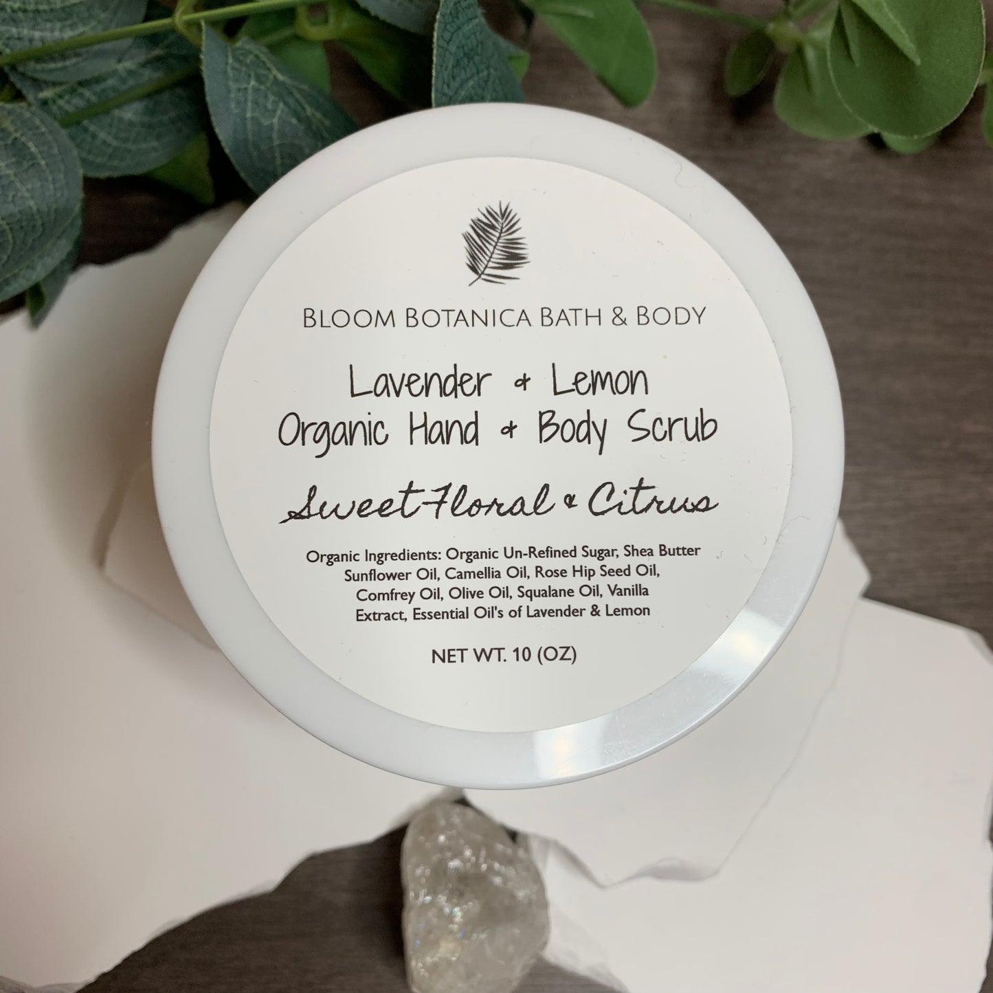 Sugar Scrub | Lavender & Lemon Luscious Shea Butter Body Scrub | Naturally Scented