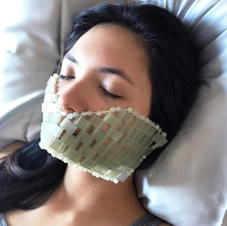 Jade Gemstone Eye Mask | Soothing Eye Treatment | Anti-inflammatory