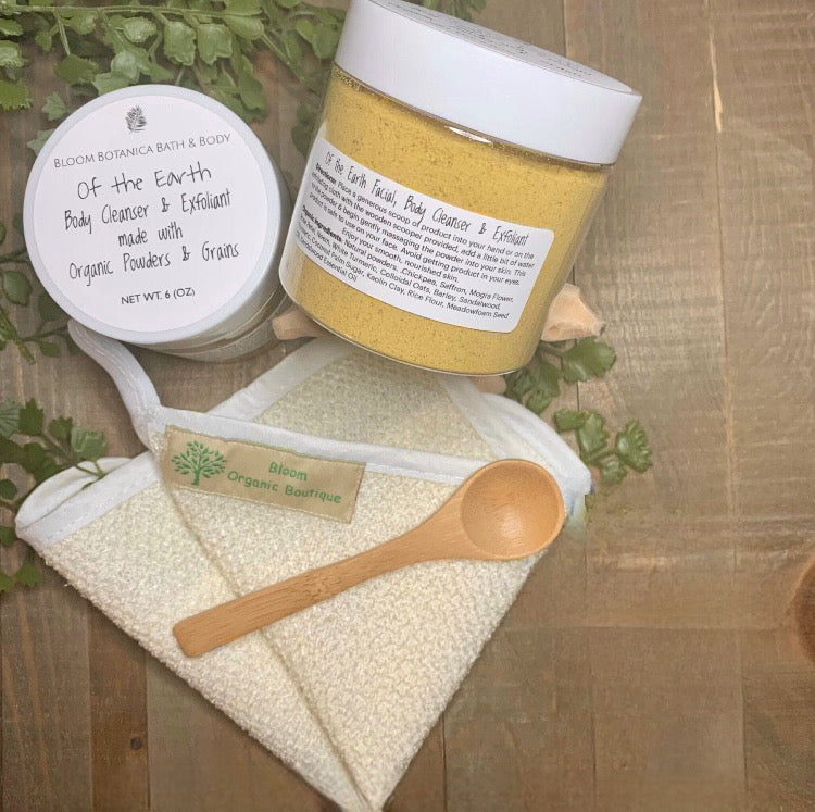 Of The Earth Dry, Natural, Body Exfoliant | Facial Scrub | Gentle On The Skin