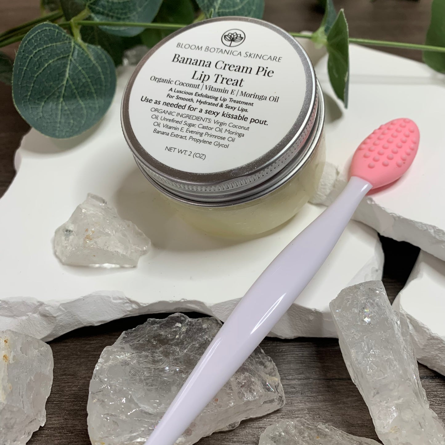 Lip Sugar Scrub | Banana Cream Pie Lip Treat | Soft Hydrated Lips