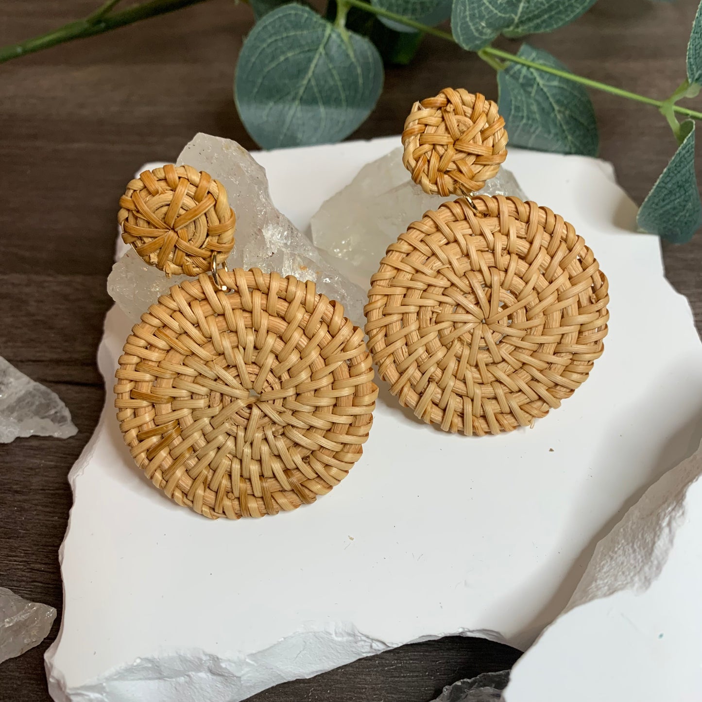 Earrings | BoHo Inspired Hand-Woven Earrings | Hoops & Drop Down Dangle | Eco-Friendly