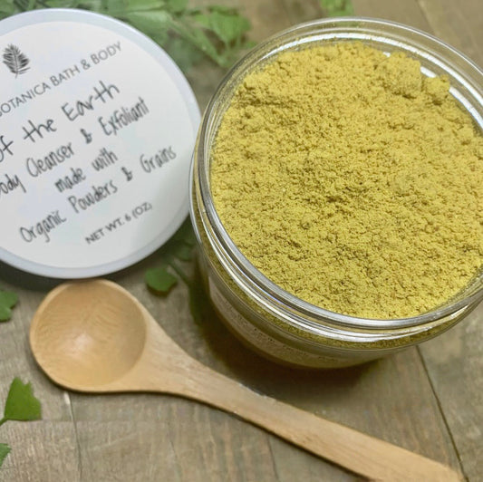 Of The Earth Dry, Natural, Body Exfoliant | Facial Scrub | Gentle On The Skin