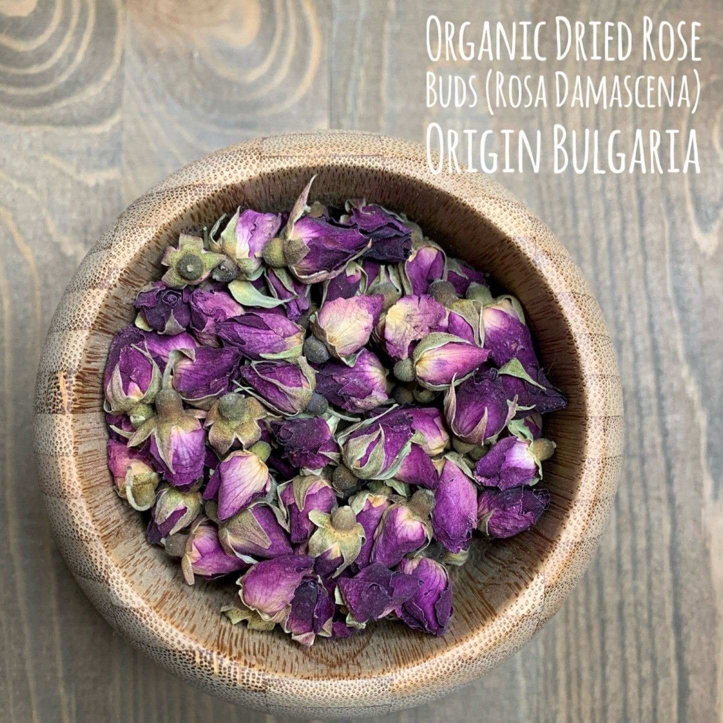 Rose Buds | Purple Petite Culinary Organic Dried Rose Buds | Rose Tea | Rose Water