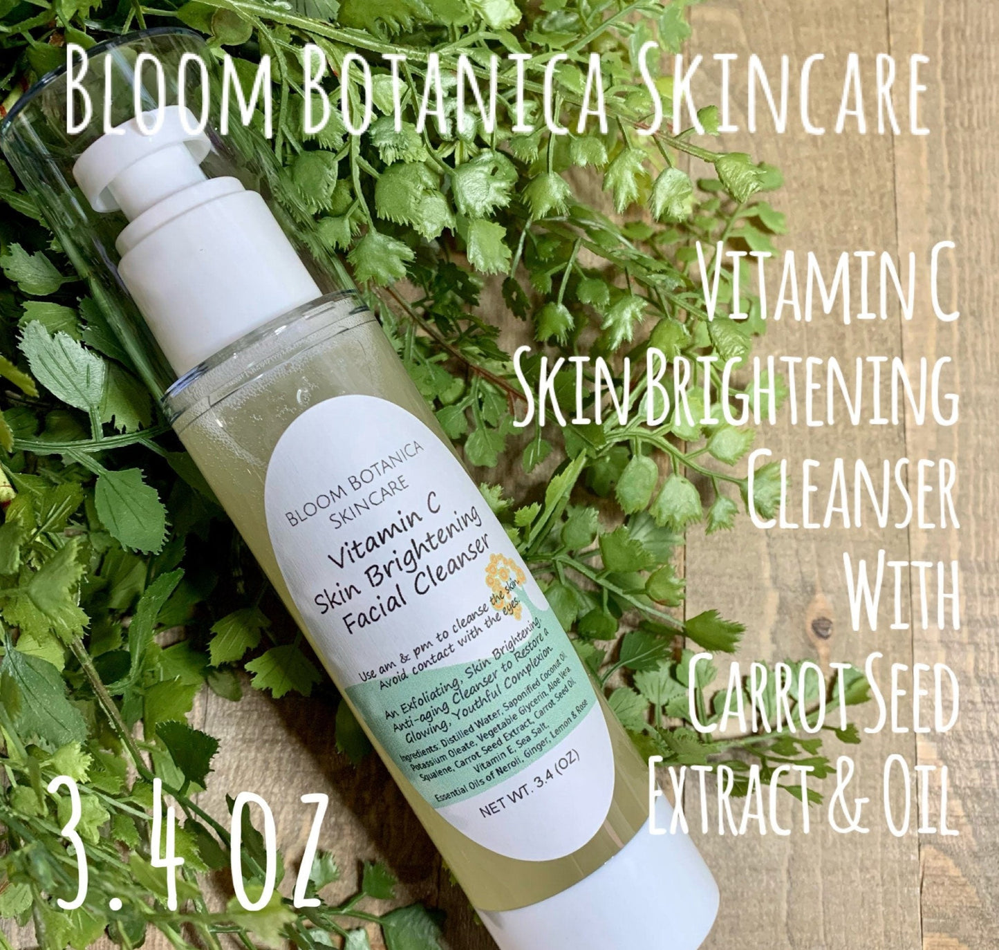 Vitamin C Skin Brightening Facial Cleanser or Choose The Bloom Bundle