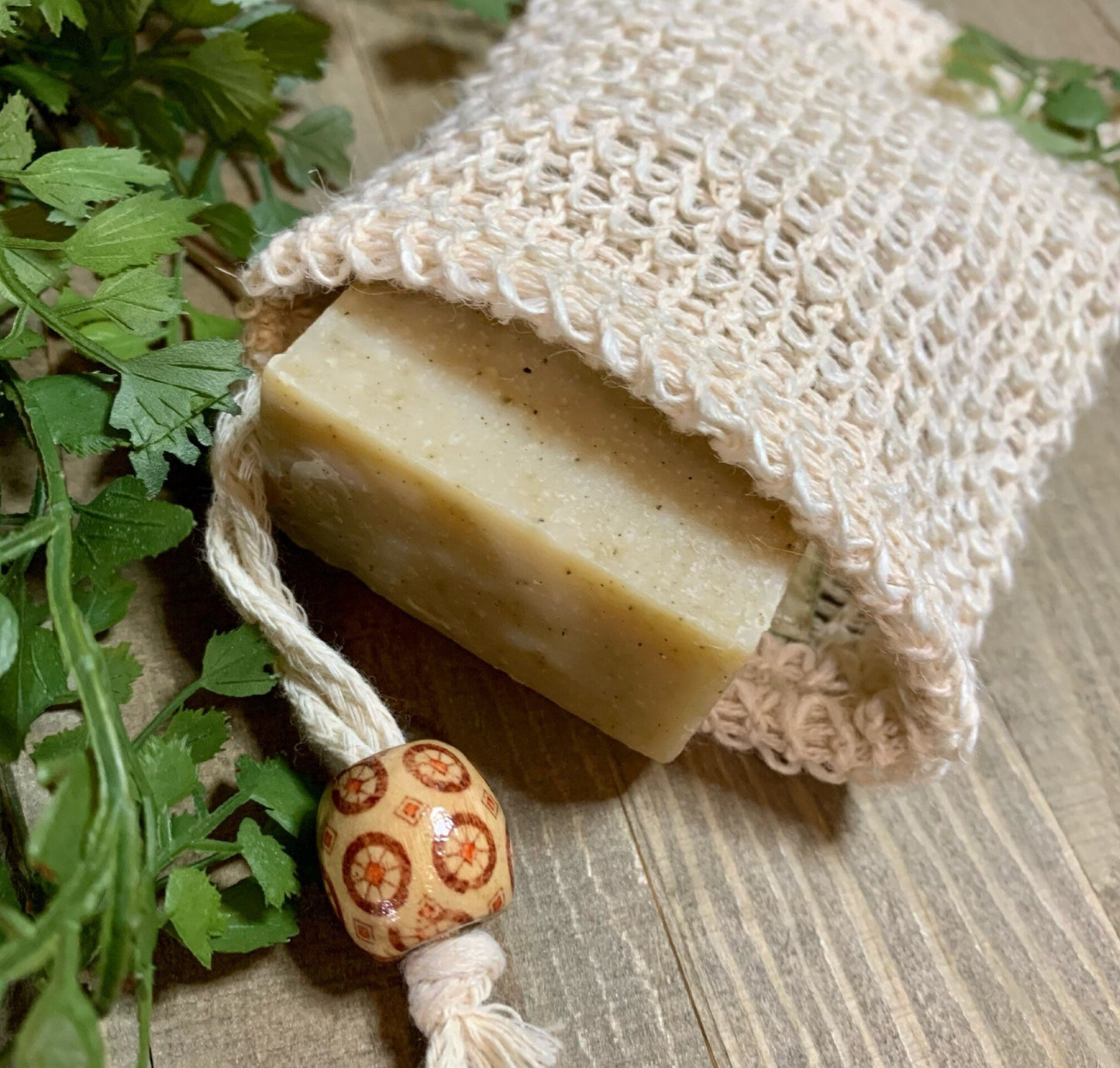 Soap Eucalyptus, Rosemary, Peppermint | All Natural | Comes with a Free Ramie Soap Bag