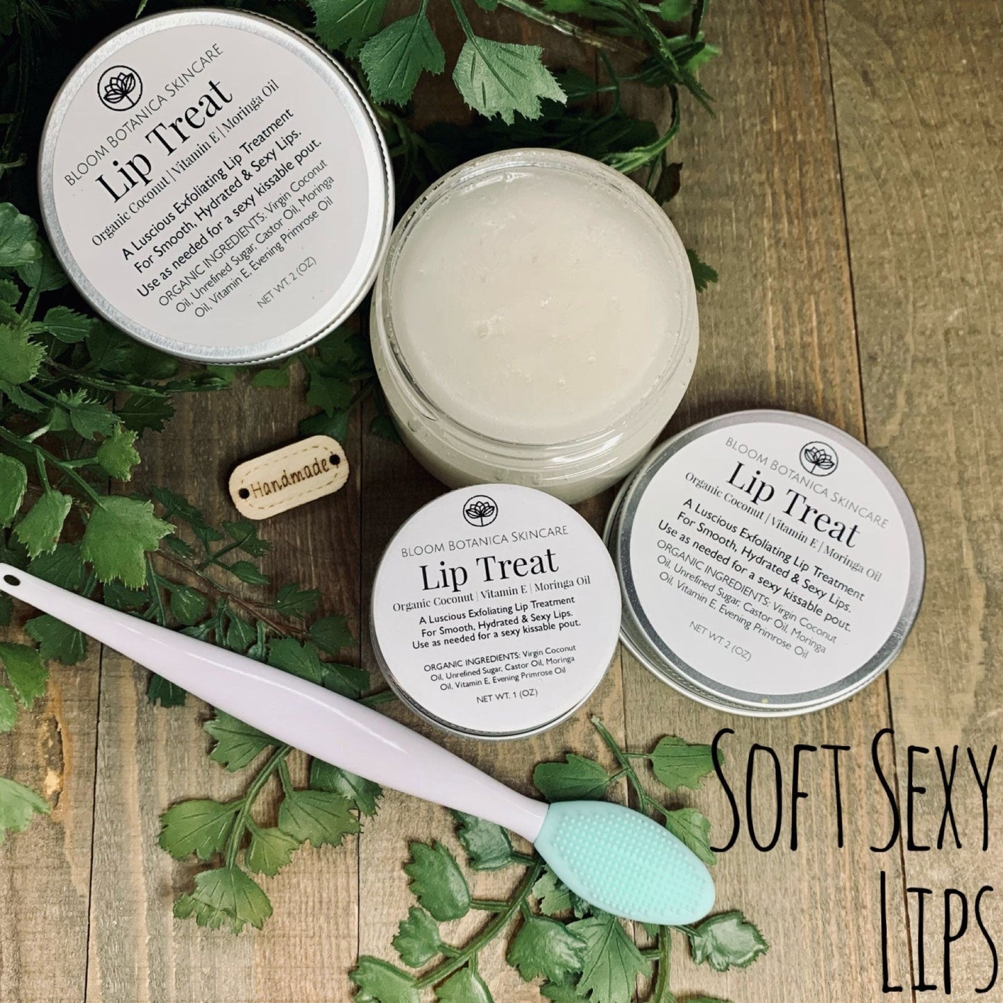 Lip Sugar Scrub | Coconut Lip Exfoliation Treatment | Soft Hydrated Lips