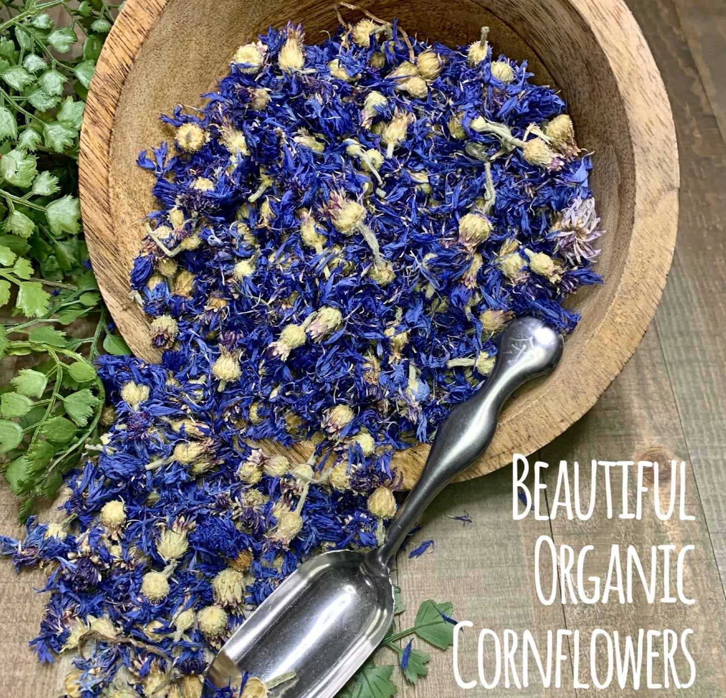 Organic Blue Cornflowers Sold by the ounce