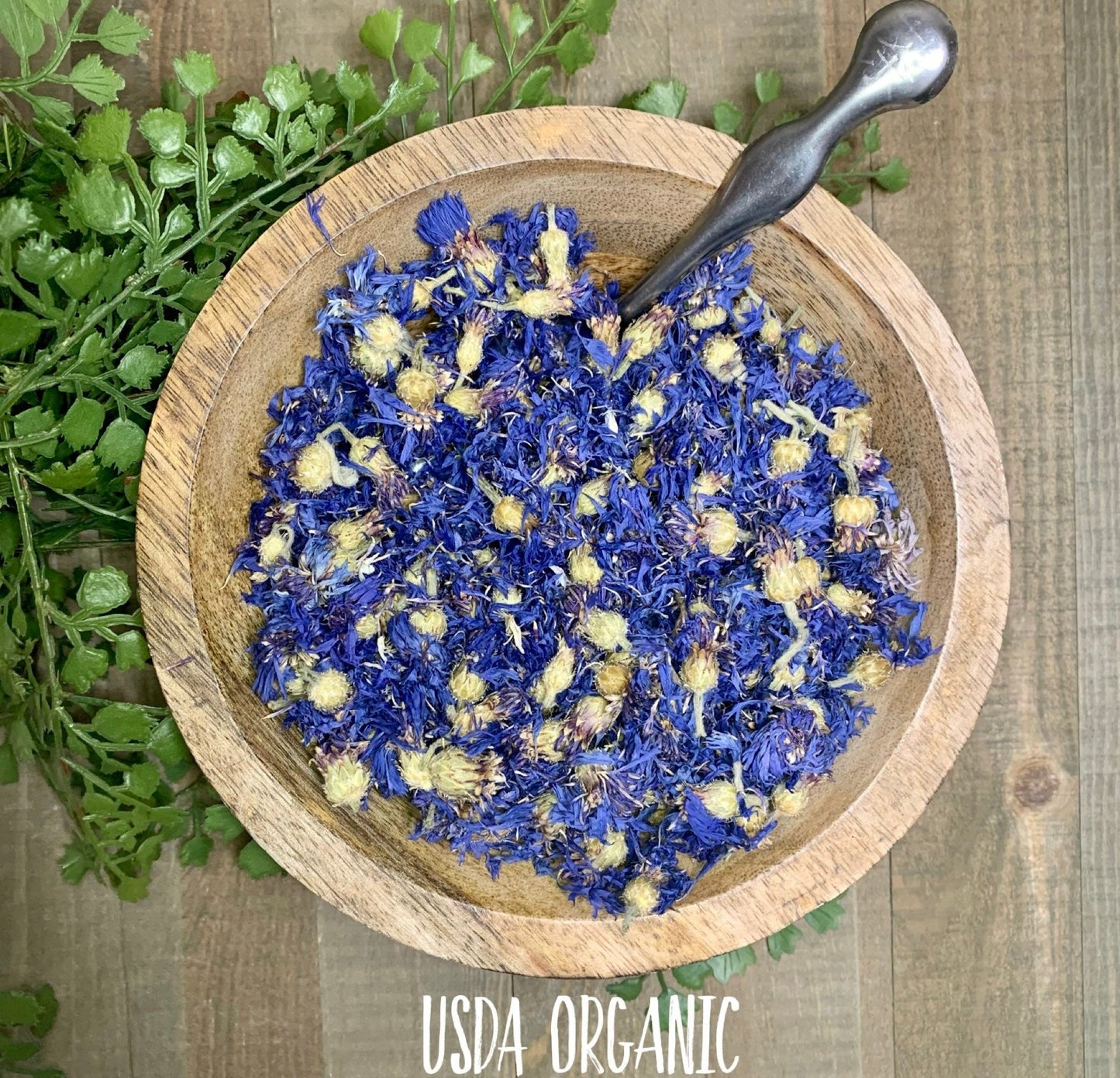 Whole Blue Cornflower Buds & Petals | USDA Organic Blue Cornflower Tea| | Food Grade| Culinary| Herbalism|Aromatherapy| Altar Supplies| Flower Tisane