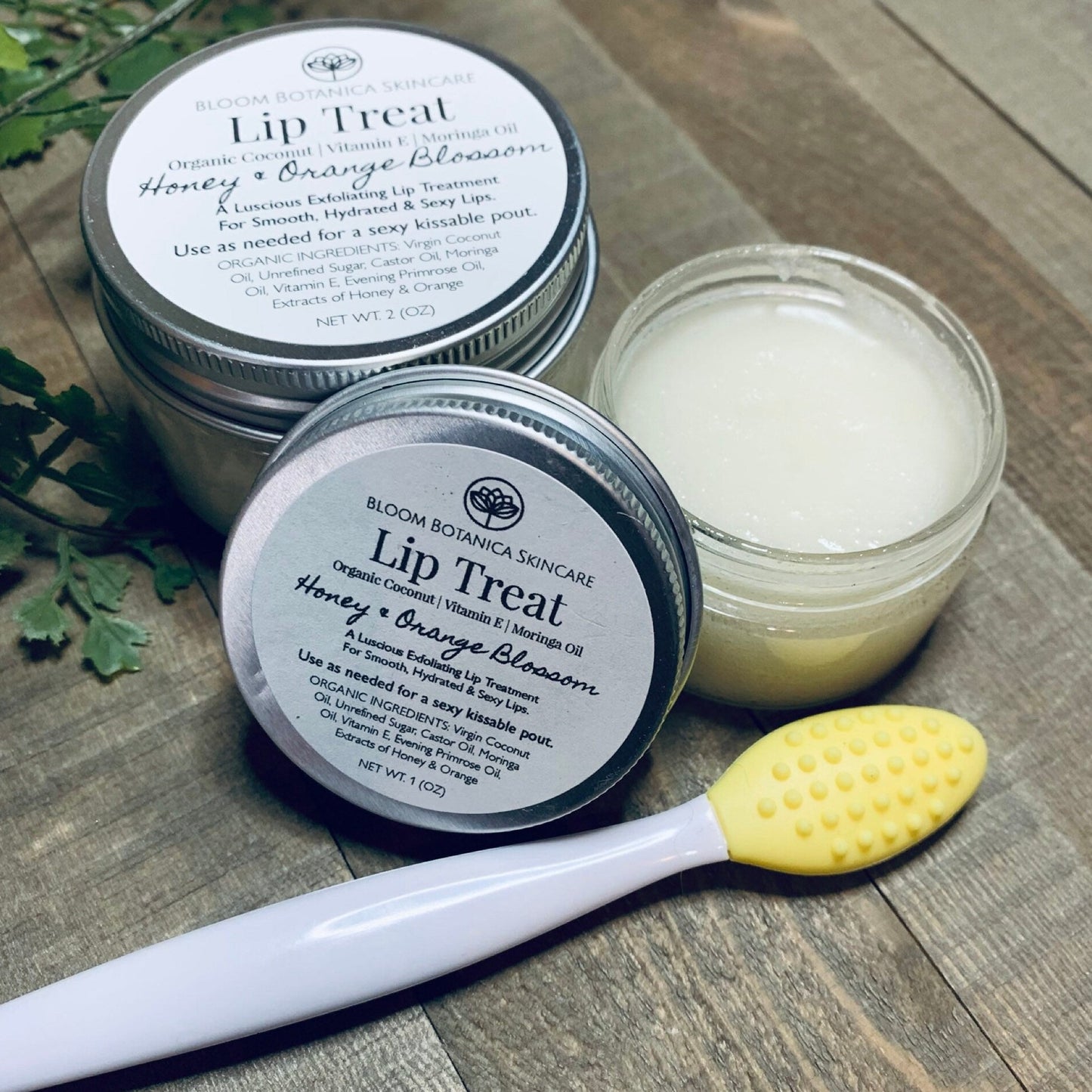 Lip Sugar Scrub | Honey & Orange Blossom Lip Treat | Lip Exfoliation Treatment | Lip Polish